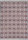 Tapis réversible kilim aztèque terracotta COLORADO 07