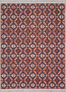 Tapis réversible kilim aztèque terracotta COLORADO 07