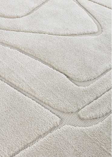 Tapis abstrait crème AGADIR 482