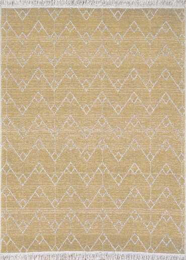 Tapis réversible berbère crème jaune COLORADO 08