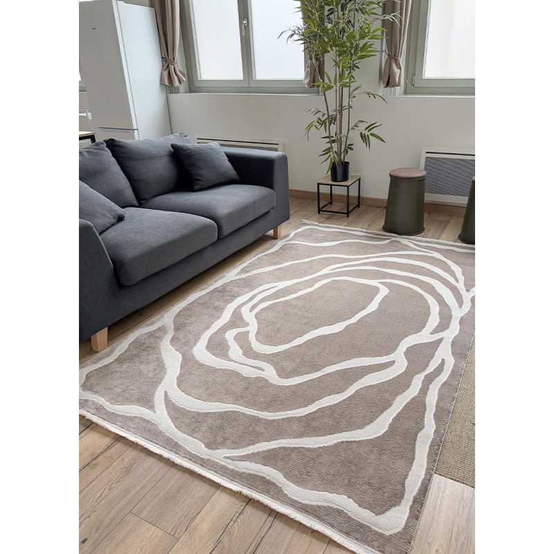 Tapis abstrait BORDEAUX 93