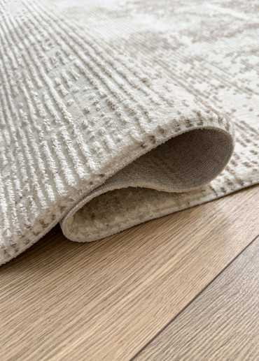 Tapis beige abstrait BORDEAUX 66