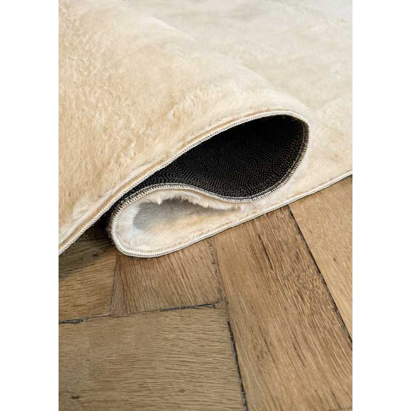 Soft Solid Faux Fur Rug – LAPONIE 01