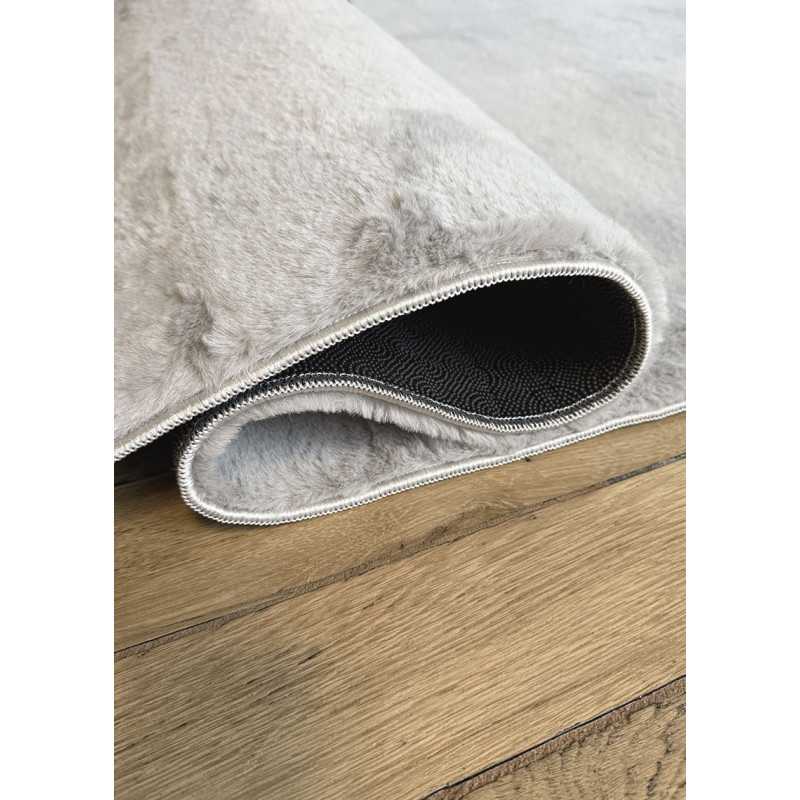 Tapis doux fourrure uni - LAPONIE 01