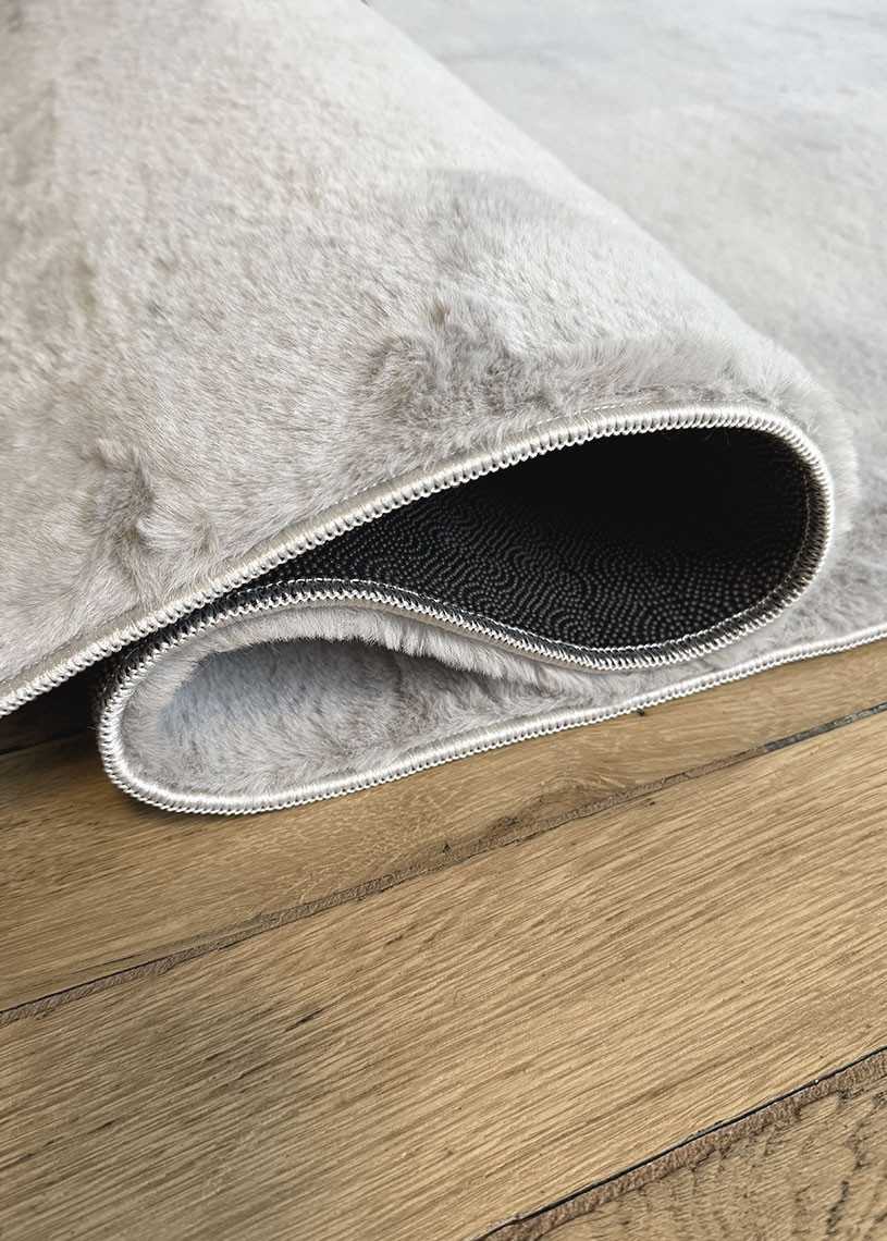 Soft Solid Faux Fur Rug – LAPONIE 01