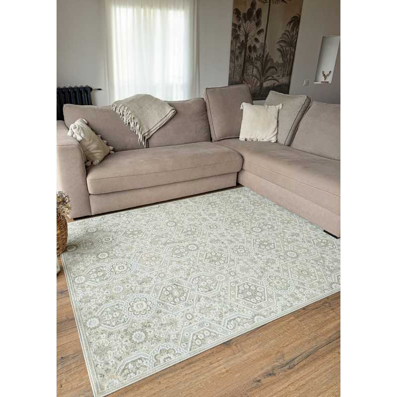 Tapis oriental vert beige NANTES 20