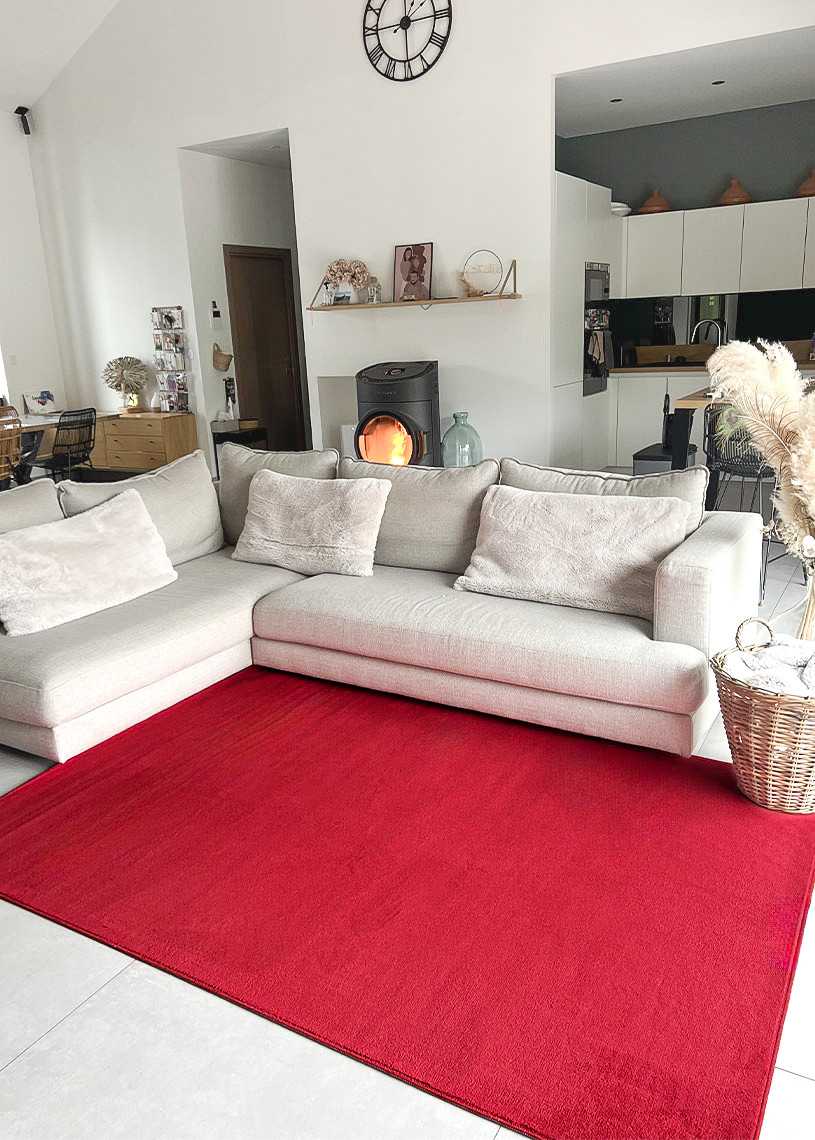 Tapis uni lavable en machine AVIGNON