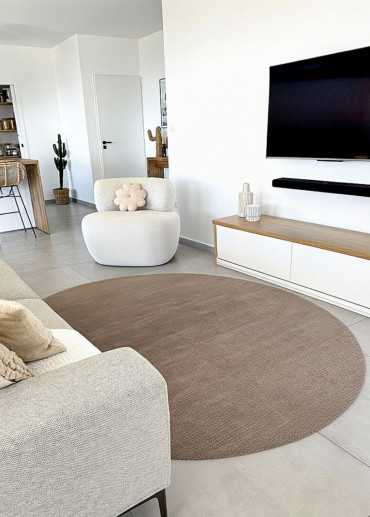 Tapis uni NANCY
