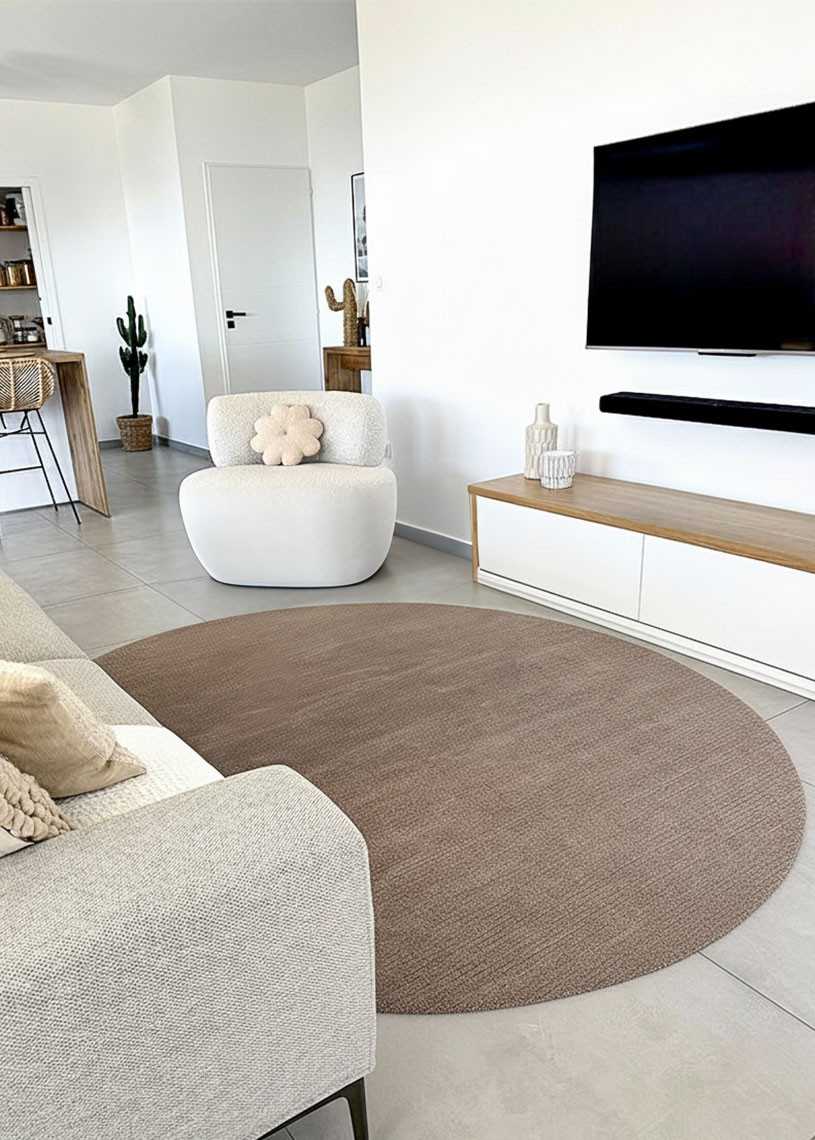 Tapis uni NANCY