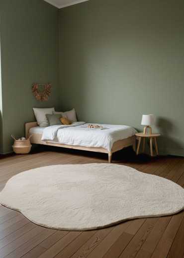 Tapis doux fourrure forme - LAPONIE 02