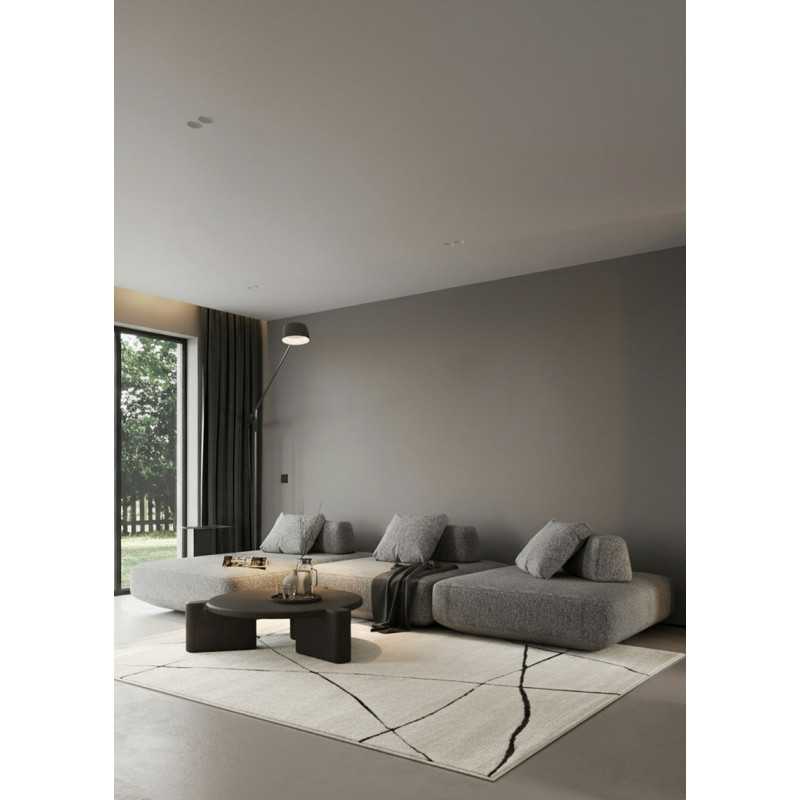 Tapis abstrait crème PARIS 603