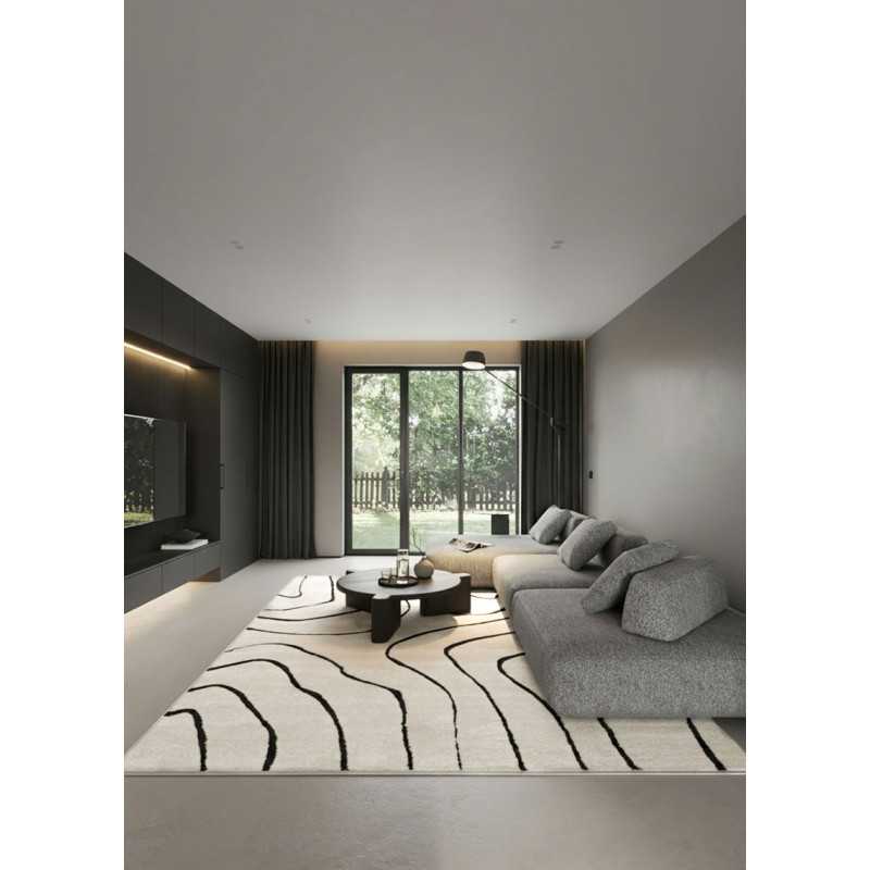 Tapis abstrait crème PARIS 607