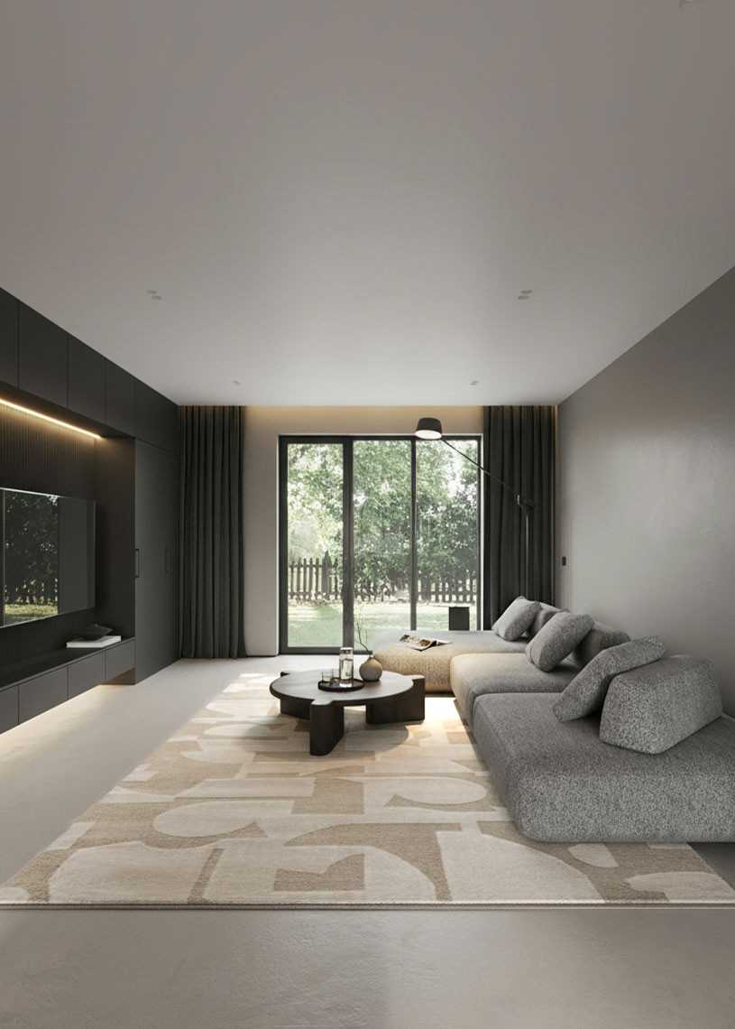 Tapis moderne crème PARIS 258