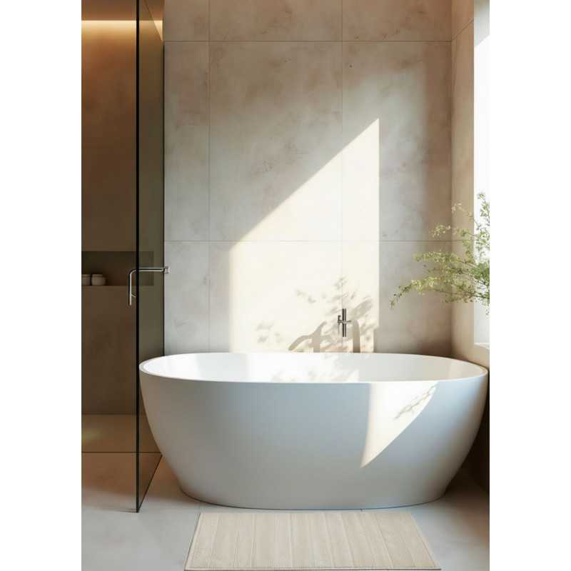 copy of Tapis salle de bain taupe MYKONOS 01