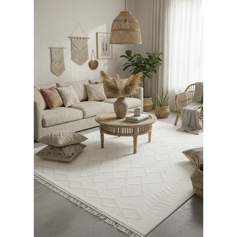 Tapis en coton lavable en machine MILAS 03