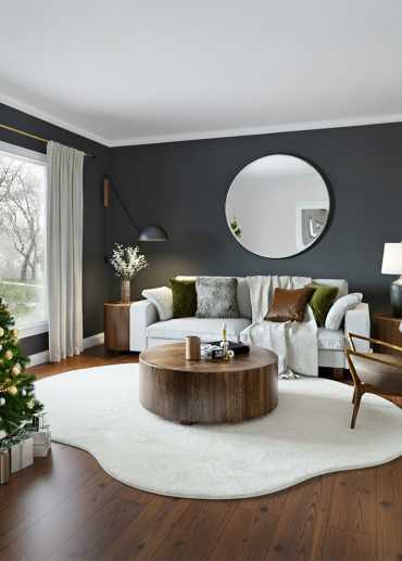 Tapis doux fourrure forme -...