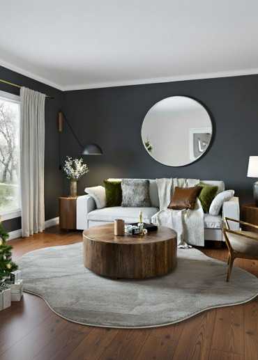 Tapis doux fourrure forme - LAPONIE 02