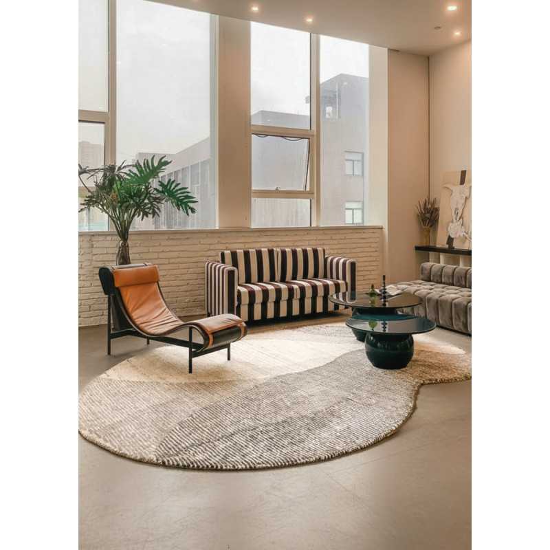 Tapis organique en laine fait main ARDONY