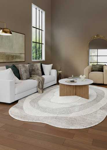 Tapis organique en laine...