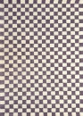 Tapis damier en laine fait main BURENE
