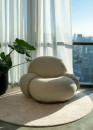Plain carpet made of handmade wool - Taja