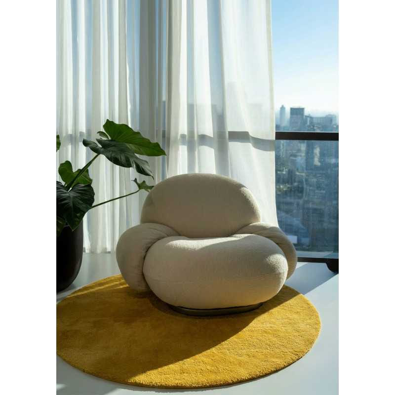 Plain carpet made of handmade wool - Taja