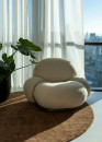Plain carpet made of handmade wool - Taja