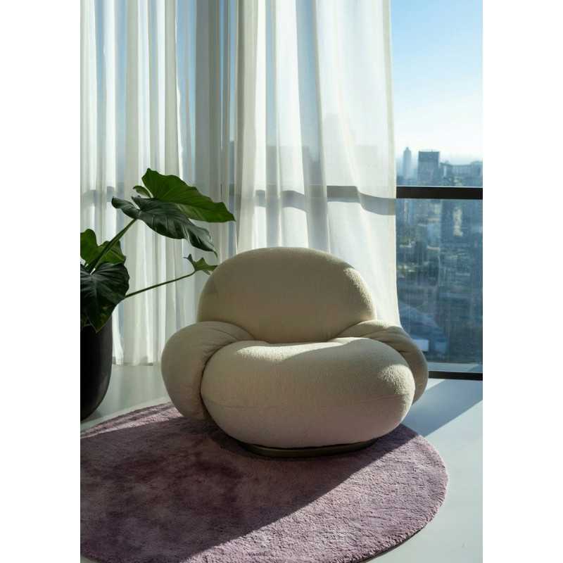 Plain carpet made of handmade wool - Taja