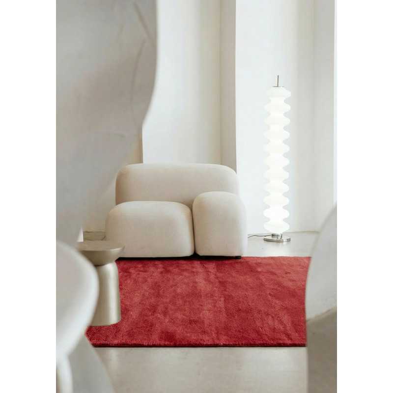 Tapis en laine uni fait main TAJA