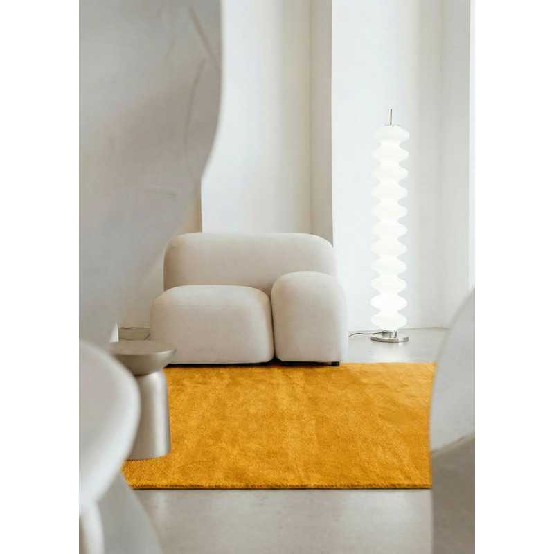 Tapis en laine uni fait main TAJA