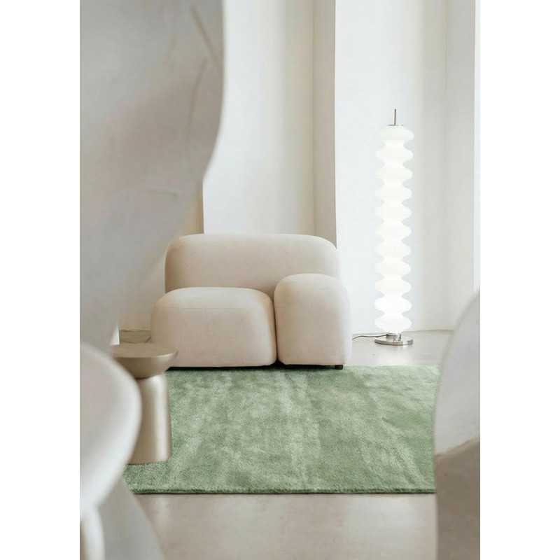 Tapis en laine uni fait main TAJA