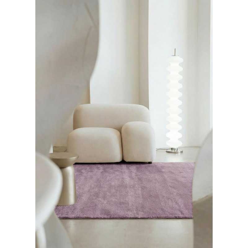 Tapis en laine uni fait main TAJA