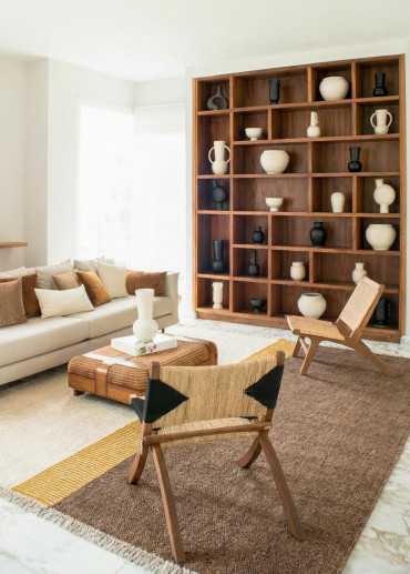 Tapis en laine bouclée fait...