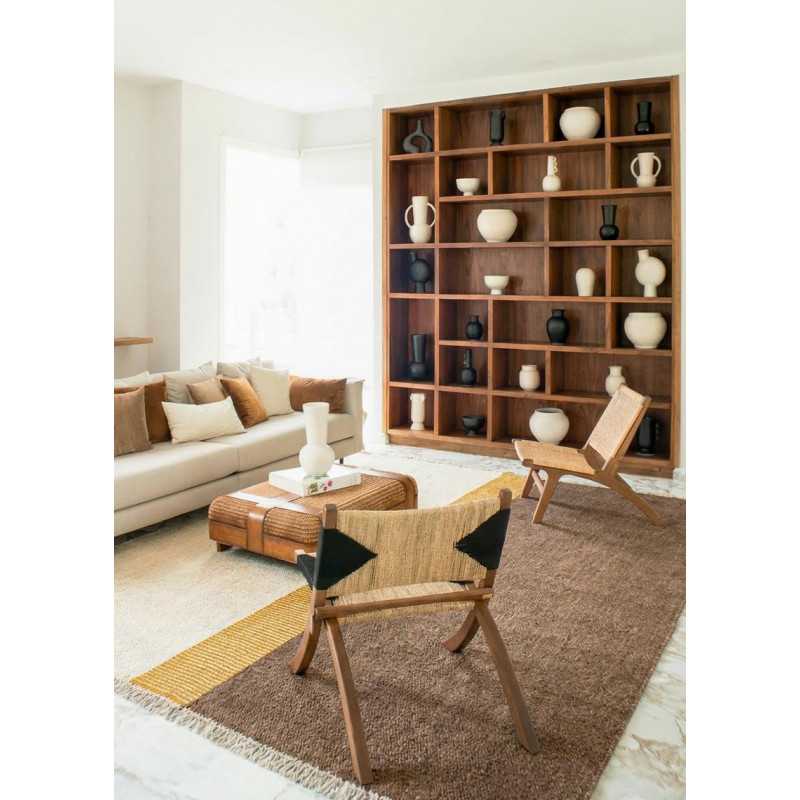 Tapis en laine bouclée fait main ALABRA