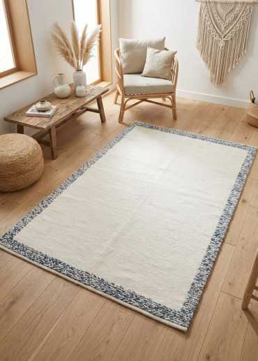 Tapis en laine et jean...