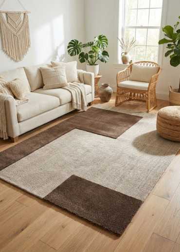 Tapis en laine fait main...