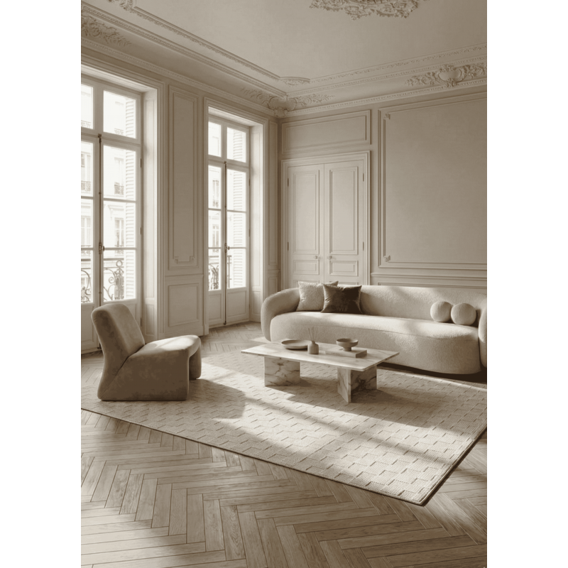 Tapis extérieur et intérieur damier TOULON 36