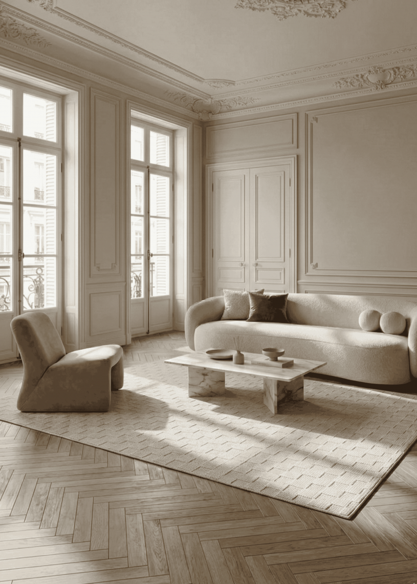 Tapis extérieur et intérieur damier TOULON 36