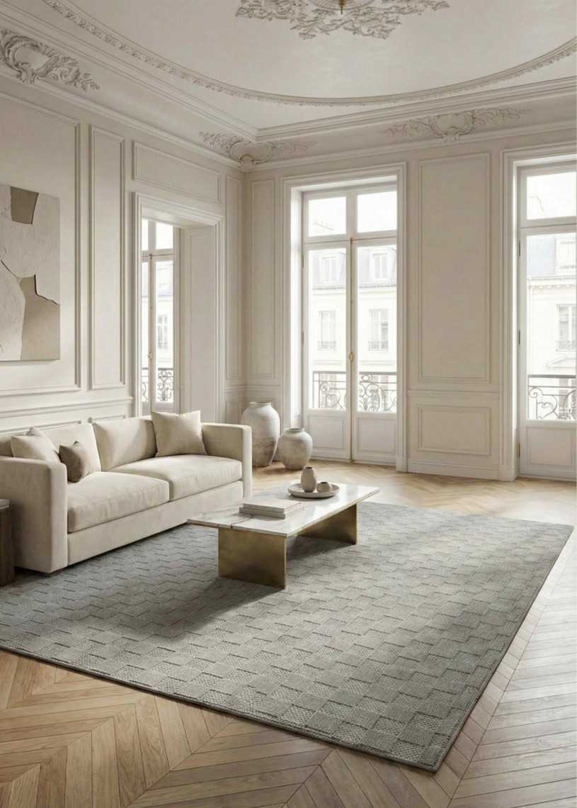 Tapis extérieur et intérieur damier TOULON 36