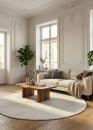 Tapis géométrique crème - MARSEILLE 326