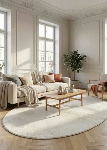 Tapis forme doux fourrure - LAPONIE 03