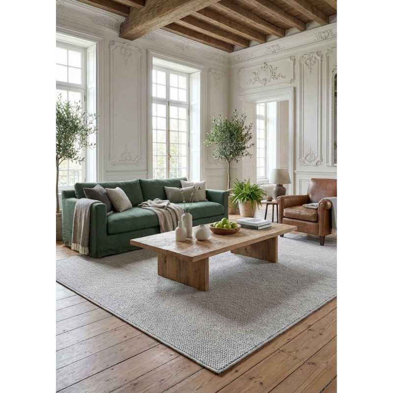 Tapis tissé uni extérieur intérieur PANAMA 57