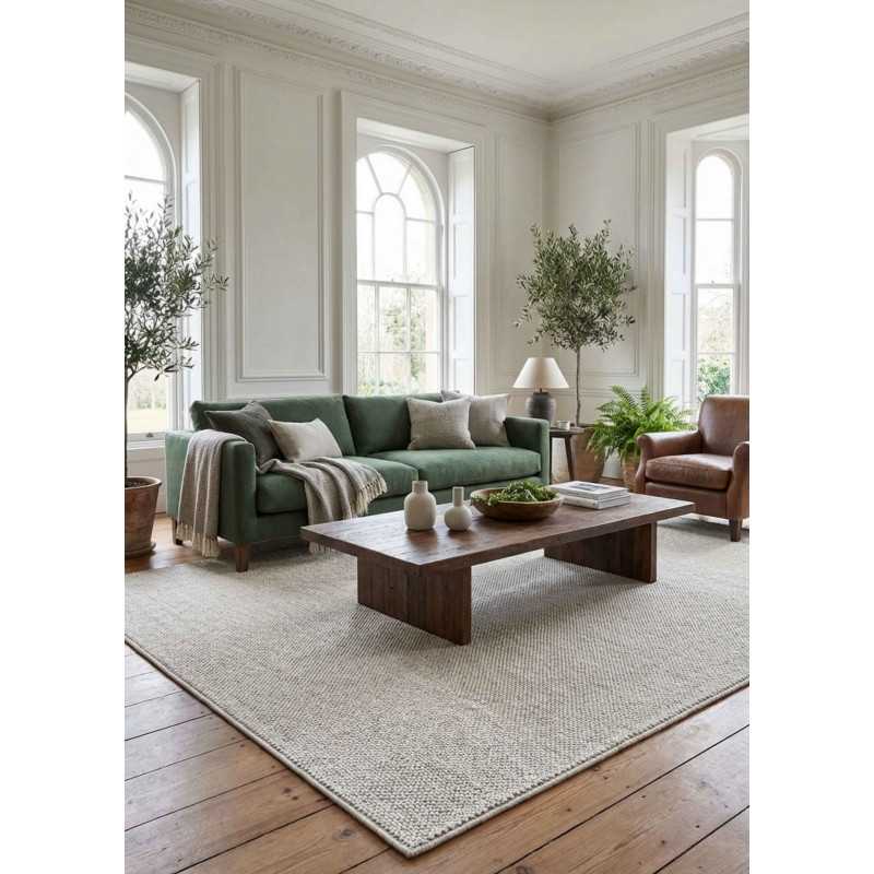 Tapis tissé uni extérieur intérieur PANAMA 57