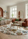 Tapis fleuris multicolore ANNECY 10