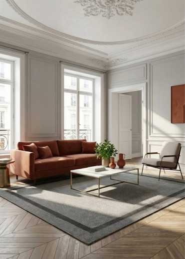 Tapis tissé extérieur intérieur PANAMA 95