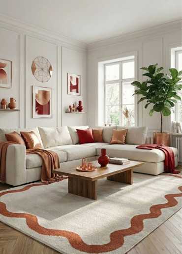 Tapis moderne coloré - ANNECY 12