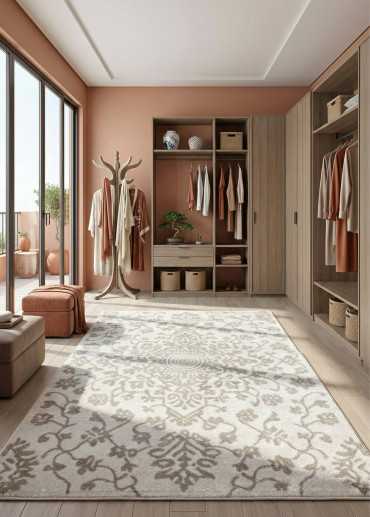 Tapis oriental coloré -...