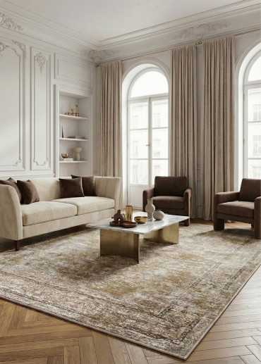 Tapis vintage beige - ORAN 369