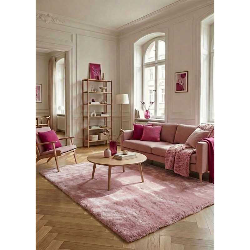 Soft Solid Faux Fur Rug – LAPONIE 01