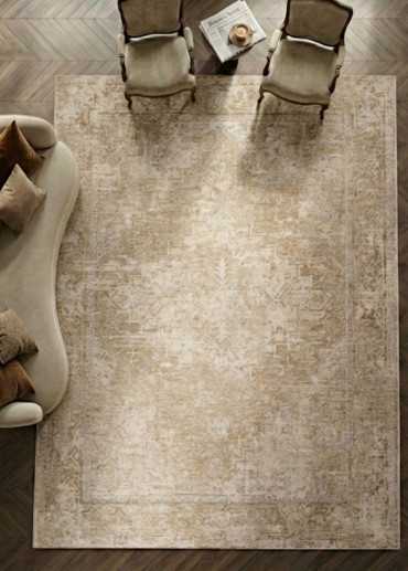 Tapis vintage beige - ORAN 336